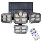 Flexi Quadruple Solar Floodlight