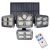 Flexi Quadruple Solar Floodlight