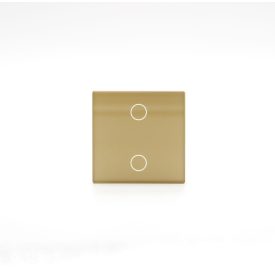 Z-Switch 2-es (2G) kis üveg kapcsoló panel Arany