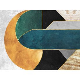 Geometrikus kör - üvegkép