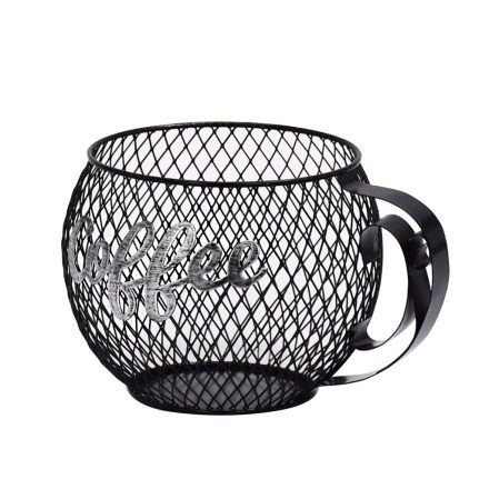 Kicsi fekete Coffee-kapszulatartó