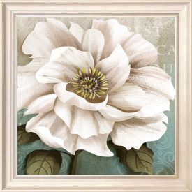 Hortenzia - keretezett olajfestmény