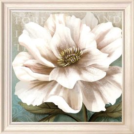 Egy szál hortenzia - keretezett olajfestmény