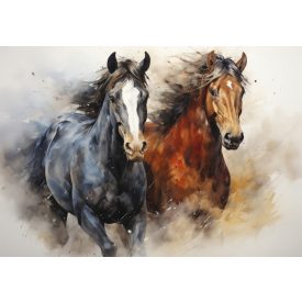 Ló pár - vászonkép