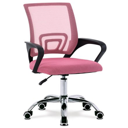 Pink Irodai Forgószék Mesh Hálóval. KA-L103. Teherbírás: 110 kg.