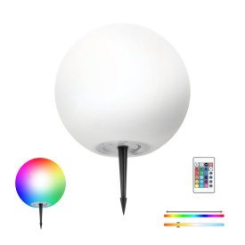   Kobi Design napelemes LED kerti lámpa GARDEN BALL 30cm 3000K+RGB
