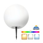 Kobi Design napelemes LED kerti lámpa GARDEN BALL 30cm 3000K+RGB