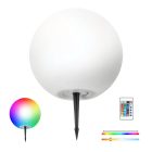Kobi Design napelemes LED kerti lámpa GARDEN BALL 40cm 3000K+RGB