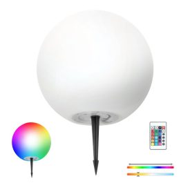   Kobi Design napelemes LED kerti lámpa GARDEN BALL 40cm 3000K+RGB