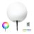 Kobi Design napelemes LED kerti lámpa GARDEN BALL 40cm 3000K+RGB