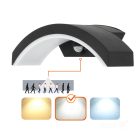Kerti fali lámpa LED OME 10W 4000K LX IP54 fekete LED2B