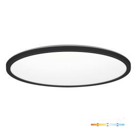   Mennyezeti lámpa LED NIVERA CIRCLE 32W 3CCT IP54 fekete Kobi Premium
