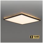 Mennyezeti lámpa LED NIVERA NÉGYZET 18W 3CCT IP54 fekete Kobi Premium
