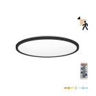 Mennyezeti lámpa LED NIVERA CIRCLE 24W 3CCT LX IP54 fekete Kobi Premium