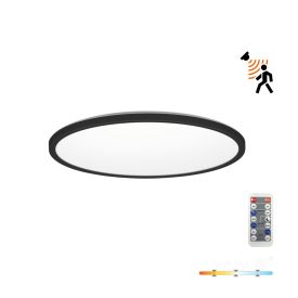   Mennyezeti lámpa LED NIVERA CIRCLE 24W 3CCT LX IP54 fekete Kobi Premium