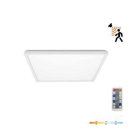 Mennyezeti lámpa LED NIVERA SQUARE 12W 3CCT LX IP54 fehér Kobi Premium