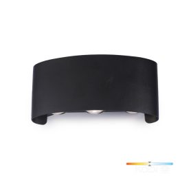 Kerti fali lámpa LED LUMEPRA 6W 4000K IP65 fekete Kobi