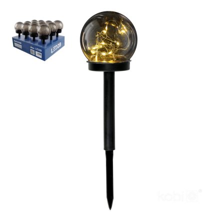 Napelemes LED GLOBE oszloplámpa 3000K IP44 LED2B