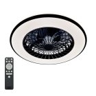 Mennyezeti LED lámpa ventilátorral VENTELUX 48W+15W 3CCT fekete Kobi Windstar