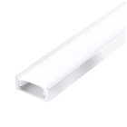 KOBI felületre szerelhető LED-profil szett P01 opál fedlappal 2000 mm fehér