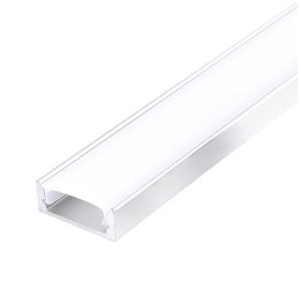   KOBI felületre szerelhető LED-profil szett P01 opál fedlappal 2000 mm fehér
