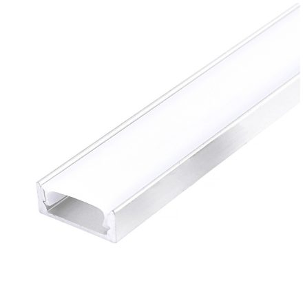 KOBI felületre szerelhető LED-profil szett P01 opál fedlappal 2000 mm fehér