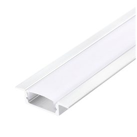   KOBI süllyeszthető LED-profil szett P02 opál fedlappal 2000 mm fehér