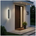 Kerti fali lámpa LED MIRANA S 8W 30cm 4000K IP44 fekete Kobi