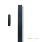 Kerti fali lámpa LED MIRANA 8W 30cm 4000K IP44 fekete Kobi