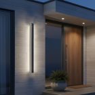 Kerti fali lámpa LED MIRANA 25W 120cm 4000K IP44 fekete Kobi