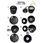 15°-os lencse LED-es lámpatesthez LPL522C, LPL522CB - L51015
