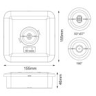 LED  készenléti világítás  2W / 3h / IP65 - LEL602