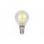 LED line LITE LED bulb E14 4W 4000K 480lm 220-240V FILAMENT G45 GLOBE