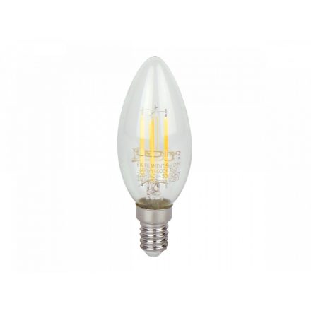 LED line LITE LED bulb E14 5W 4000K 600lm 220-240V FILAMENT C35 CANDLE DIMMABLE