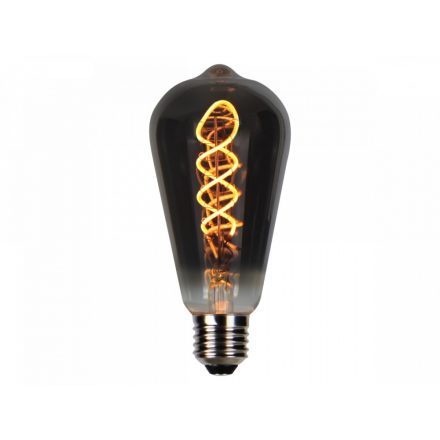 LED line PRIME LED bulb E27 4W 1800K 150lm 220-240V FILAMENT ST64 RETRO VINTAGE GRAPHITE DIMMABLE