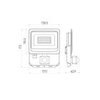 LEDline LITE Floodlight PHOTON 30W 4000K 3000lm with motion sensor