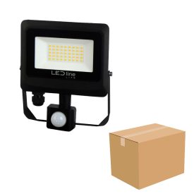   LEDline LITE Floodlight PHOTON 30W 4000K 3000lm with motion sensor - kartonos (12 db)