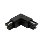 Connector L for 3 phase trak LUMICANTO left black PRIME