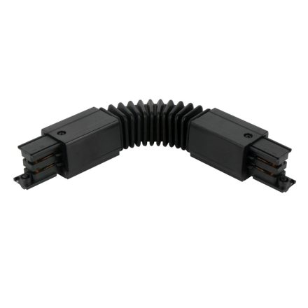Flexible connectorfor 3 phase trak LUMICANTO black PRIME