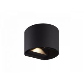   LEDline LITE Outdoor wall mounted luminaire LED 2x3W 3000K IP54 black CILINDER