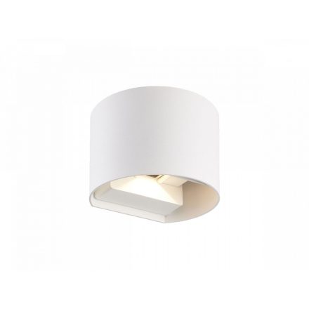 LEDline LITE Outdoor wall mounted luminaire LED 2x3W 3000K IP54 white CILINDER