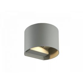   LEDline LITE Outdoor wall mounted luminaire LED 2x3W 3000K IP54 gray CILINDER