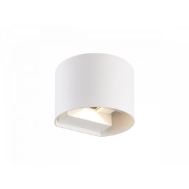   LEDline LITE Outdoor wall mounted luminaire LED 2x3W 4000K IP54 white CILINDER