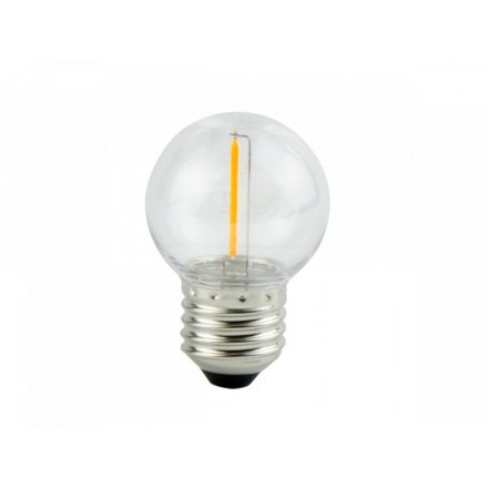 LEDOM E27 1W 2700K 50lm 220-240V FILAMENT G45