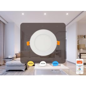 LED panel WIFI 6W / 3000K - 6500K / WH - LPL131W