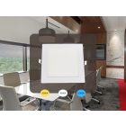 LED beépített panel 12W / PS / SMD / 3000K - 4000K - 6000K / WH - LPL233