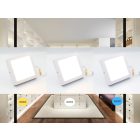 LED panel falon kívüli 12W / PSSF / SMD / 3000K - 4000K - 6000K / WH - LPL433