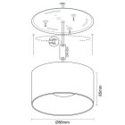 LED fény 12W 4000K / COB / BK - LPL522CB