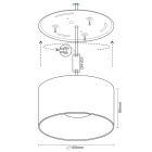 LED fény 16W 4000K / COB / BK - LPL523CB