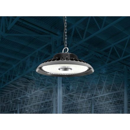 LED csarnokvilágítás UFO 150W / IP65 / 5000K + szenzor + standby mode - LU112/SR